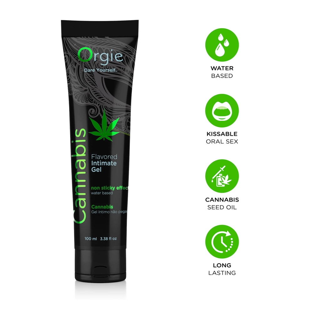 Лубрикант с экстрактом каннабиса "LUBE TUBE CANNABIS", Orgie