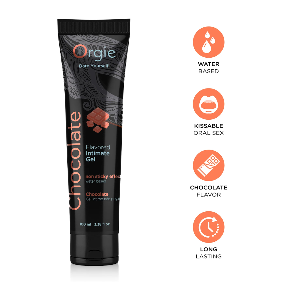 Лубрикант с ароматом шоколада "LUBE TUBE CHOCOLATE", Orgie