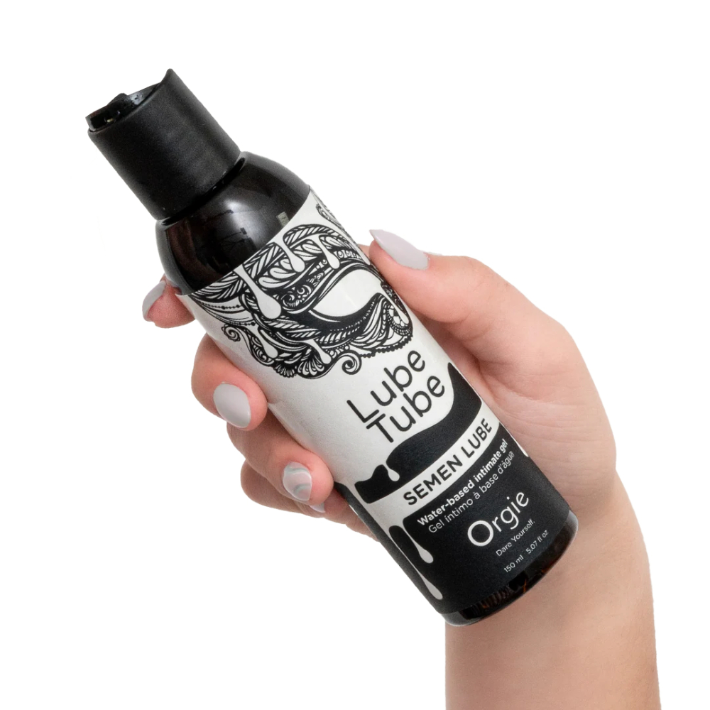 Лубрикант на водной основе с имитацией спермы "Lube Tube Semen Lube", Orgie