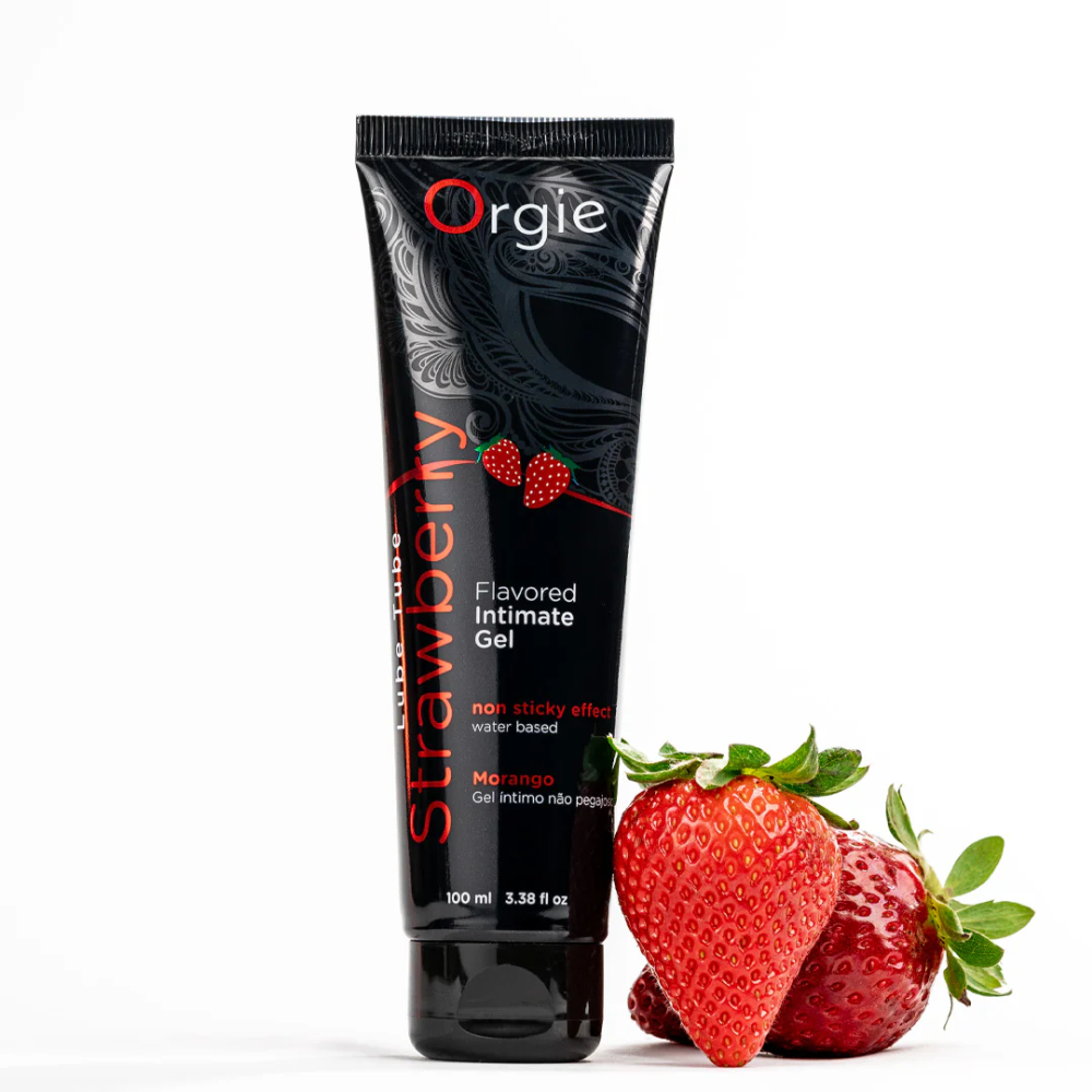 Лубрикант с ароматом клубники "LUBE TUBE STRAWBERRY", Orgie