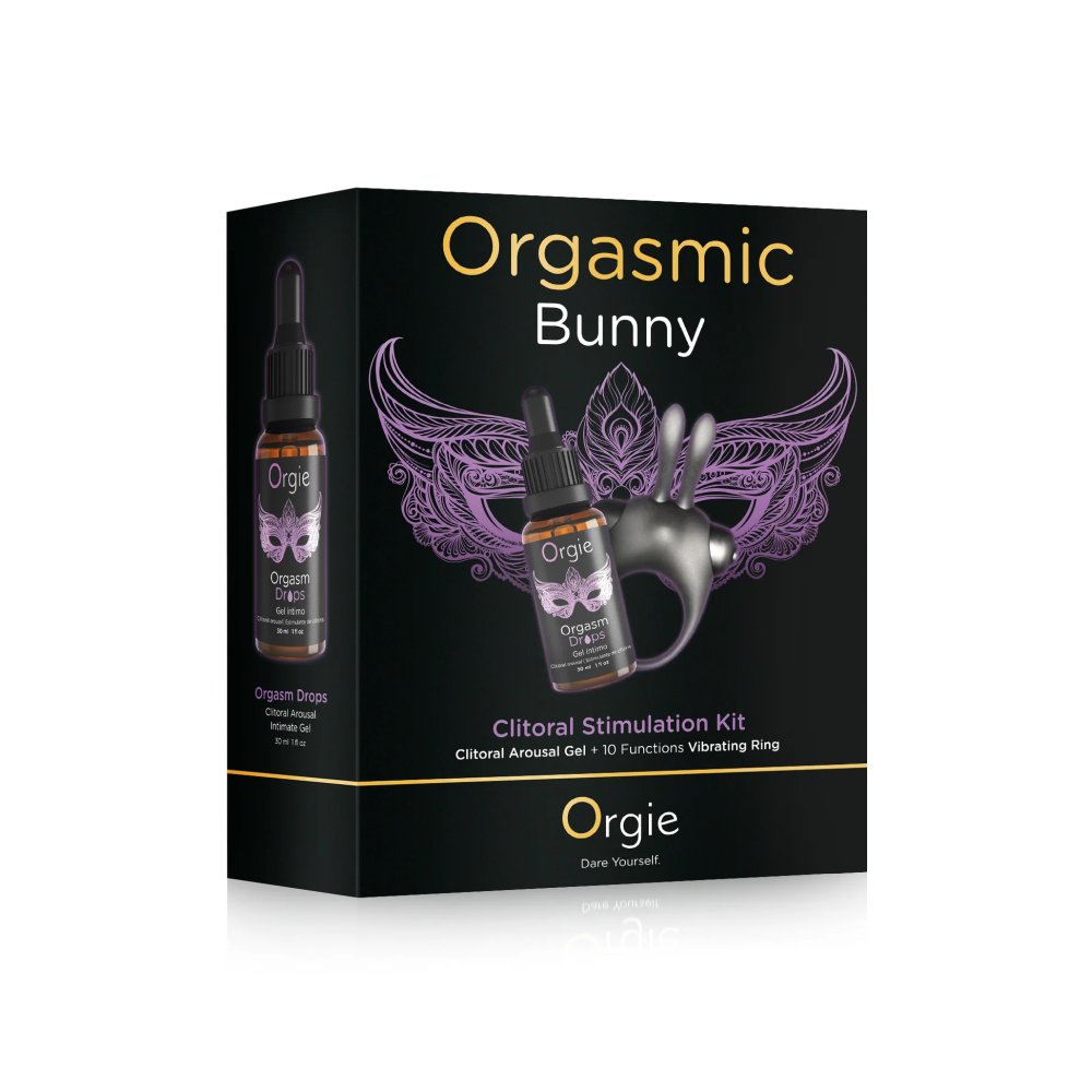 Стимулятор клитора и эрекционное кольцо с вибрацией "ORGASMIC BUNNY", Orgie