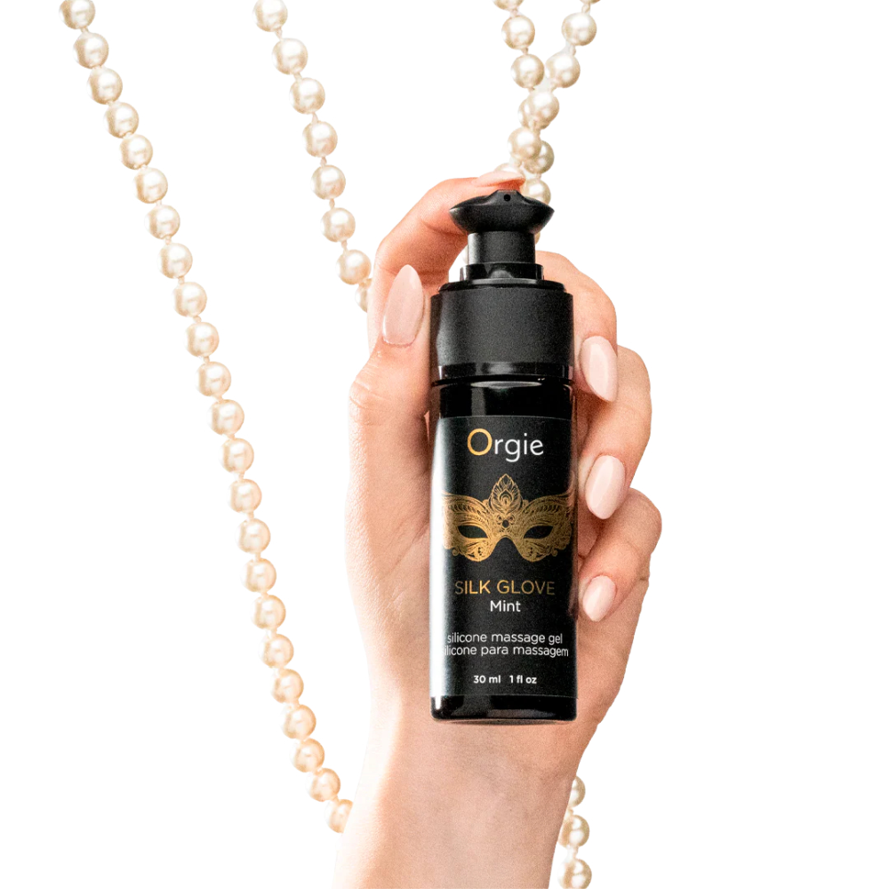 Набор для жемчужного массажа с силиконовым гелем и ожерельем "PEARL LUST MASSAGE", Orgie