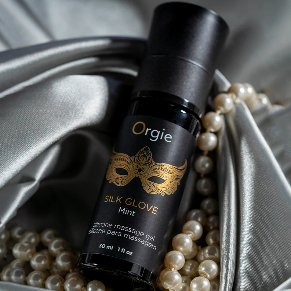 Набор для жемчужного массажа с силиконовым гелем и ожерельем "PEARL LUST MASSAGE", Orgie