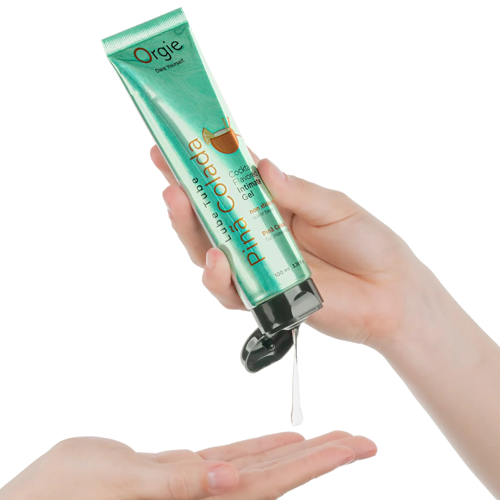 Съедобная смазка со вкусом коктейля "Lube Tube Cocktail Pina Colada", Orgie