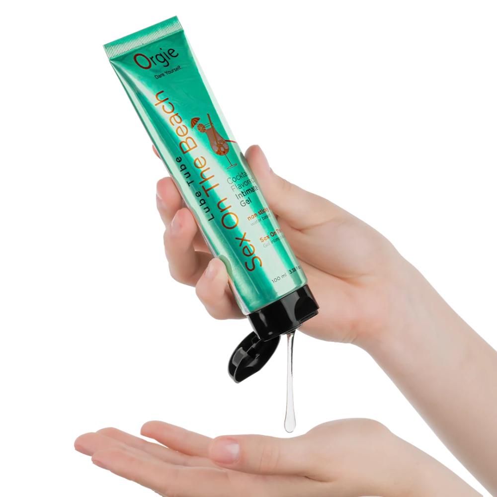 Съедобная смазка с вкусом коктейля "Lube Tube Cocktail Sex on the Beach", Orgie