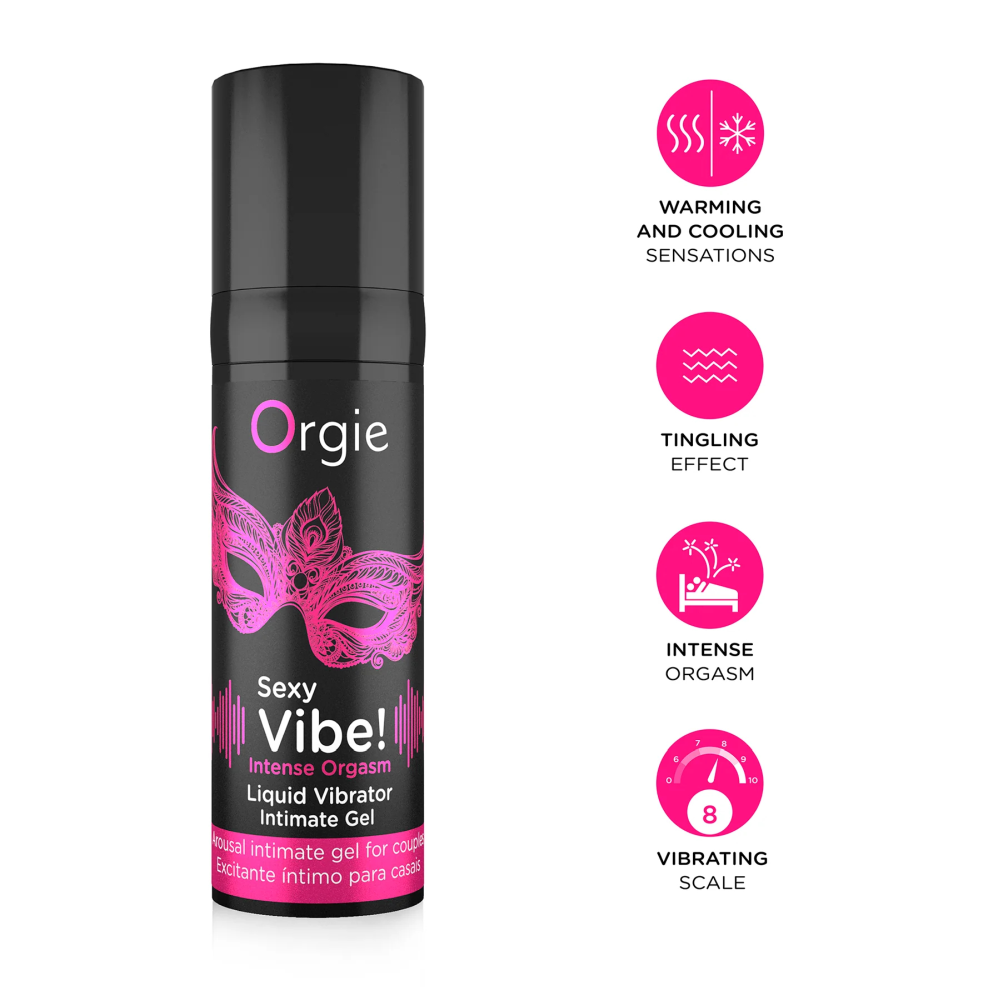 Жидкий вибратор "SEXY VIBE! INTENSE ORGASM",  Orgie